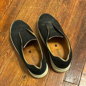Women’s Black Slip-On Shoes